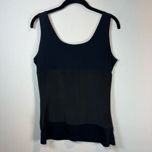 Yummie Tummie Pearl Scoop Neck Shapewear Tank Top Black 3-Panel Women's  Size XL